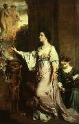 Sir Joshua Reynolds Lady Sarah Bunbury Sacrificing to the Graces oil painting artist